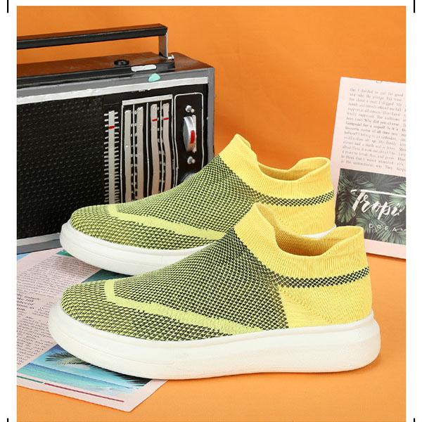 MEN'S KNITTED BREATHABLE CASUAL SHOES 68712519YL