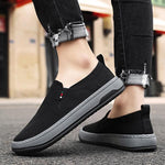 MEN'S BREATHABLE ICE SILK SLIP-ON CASUAL CANVAS SHOES 05277173S