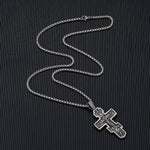 MEN'S VINTAGE CROSS SKULL NECKLACE 56065167S