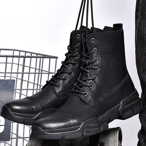 MEN'S LACE UP FASHIONABLE WORKWEAR BOOTS 67649875YL