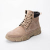 MEN'S CASUAL SUEDE THICK-SOLED LACE-UP BOOTS 45257770S