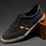 MEN'S VERSATILE SOFT-SOLED CASUAL LOW-TOP CANVAS SHOES 03114291S