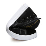 MEN'S RETRO CASUAL HIGH-TOP LACE-UP CANVAS SHOES 53276240S