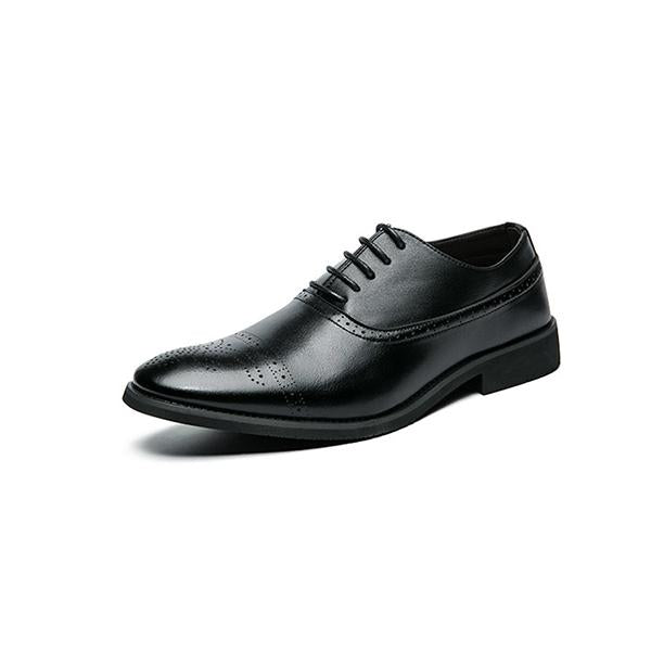 MEN'S RETRO BUSINESS DRESS LEATHER SHOES 56777103YL