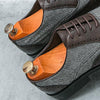 MEN'S LACE UP VINTAGE LEATHER SHOES 47253969YL