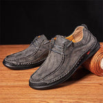 MEN'S RETRO STITCHED CASUAL SHOES 39654715S