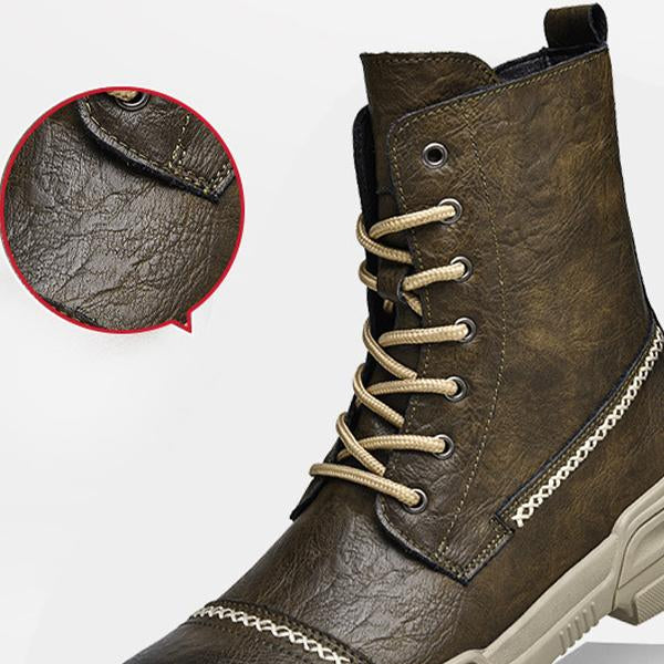 MEN'S LACE UP FASHIONABLE WORKWEAR BOOTS 67649875YL