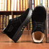 MEN'S CASUAL HIGH-TOP THICK-SOLED LACE-UP COTTON SHOES 28011081S