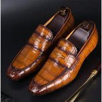 MEN'S RETRO FORMAL LEATHER SHOES FOR MEN DRESS SHOES 03409348YL