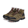 MEN'S LACE UP WARM LINED NON SLIP HIKING BOOTS 00698730YL