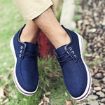 MEN'S LACE-UP DAILY CASUAL SPORTS CANVAS SHOES 60787990S