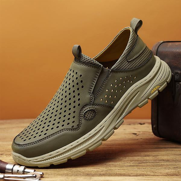 MEN'S HOLLOW BREATHABLE SIMPLE OUTDOOR SHOES 35980566S