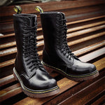 MEN'S RETRO LACE UP BIKER BOOTS 49846464YL