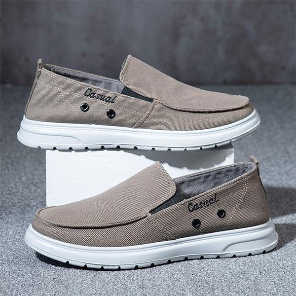 MEN'S DAILY SLIP-ON CASUAL CANVAS SHOES 36453925S