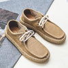 MEN'S LACE-UP SUEDE SOFT-SOLED CASUAL SHOES 62813324S