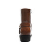 MEN'S RETRO POINTED SIDE ZIPPER SHORT BOOTS 52103314YL