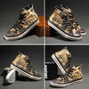 MEN'S CLASSIC LACE-UP RETRO CAMOUFLAGE CANVAS SHOES 61198095S