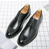 MEN'S LACE UP CLASSIC LEATHER BUSINESS SHOES 17036073YL