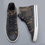 MEN'S CASUAL CAMOUFLAGE HIGH-TOP CANVAS SHOES 51837018S