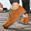 MEN'S CASUAL SUEDE LEATHER LACE-UP LOAFERS 10989099S