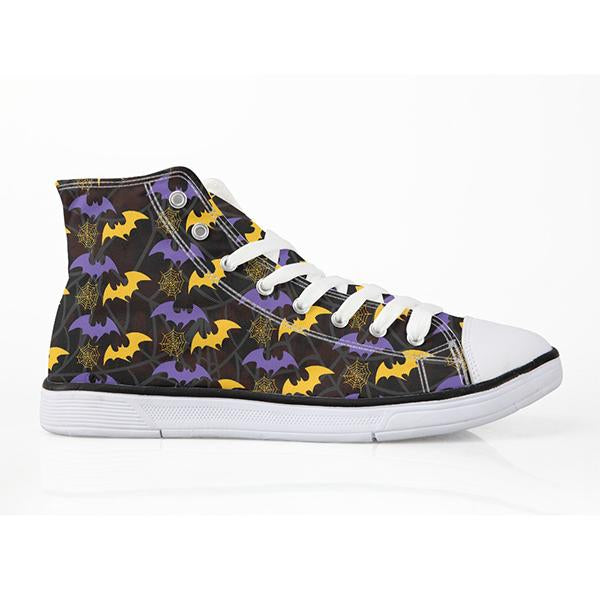 MEN'S HALLOWEEN SKELETON PRINTED SHOES 21659686YL