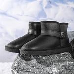 MEN'S BLACK ROUND TOE SNOW BOOTS 22860489YL