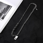 MEN'S TITANIUM STEEL VERSATILE NECKLACE 36957037YL