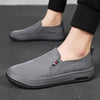 MEN'S BREATHABLE ICE SILK SLIP-ON CASUAL CANVAS SHOES 05277173S