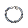 MEN'S FASHION GEOMETRIC BLUE RHINESTONE BRACELET 12575283S