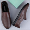 MEN'S HOLLOWED OUT BREATHABLE CASUAL ROUND TOE LEATHER SHOES 96374355YL