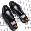 MEN'S THICK-SOLED SLIP-ON CASUAL BUSINESS LEATHER SHOES 30317375S