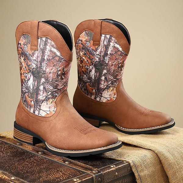 MEN'S VINTAGE EMBROIDERED COWBOY BOOTS 52289388S