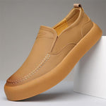 MEN'S CASUAL THICK SOLED WIDE LAST LOAFERS 02474405YL