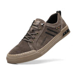 MEN'S SOFT-SOLED SUEDE SLIP-ON CASUAL SNEAKERS 92330711S