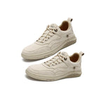 MEN'S LACE UP FROSTED LEATHER CASUAL SHOES 96265990YL