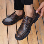 MEN'S RETRO COLOR POLISHED CLASSIC WORK STYLE SHOES 71568732S