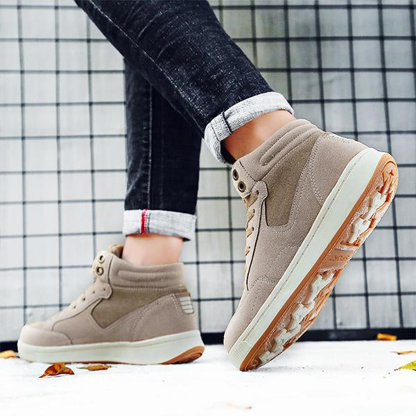 MEN'S SPORTS CASUAL LACE-UP THICK-SOLED SNEAKERS 78314609S