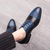 MEN'S BROGUE BUSINESS COLOR BLOCK WEDDING SHOES 60968195S