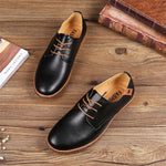 MEN'S RETRO CASUAL LEATHER SHOES 41794332YL