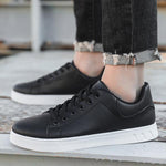 MEN'S RETRO LACE-UP FLAT CASUAL SHOES 86232809S