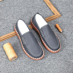 MEN'S BREATHABLE CASUAL ELASTIC SLIP-ON SHOES 13720769S