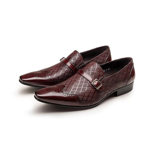 MEN'S BUSINESS BUCKLE SLIP-ON DRESS SHOES 93124867S