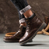 MEN'S CASUAL LACE UP OUTDOOR WORK STYLE BOOTS 88200417S