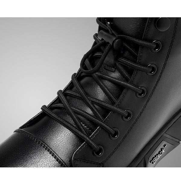 MEN'S LACE UP CASUAL LEATHER BOOTS 64481919YL