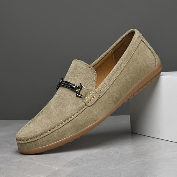 MEN'S SUEDE SLIP-ON FLAT DRIVING CASUAL SHOES 40005325S