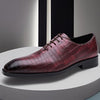 MEN'S STYLISH BUSINESS STONE PATTERN DRESS SHOES 48518761S