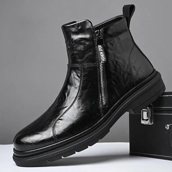 MEN'S STYLISH CHELSEA BOOTS WITH CONVENIENT SIDE ZIP 70293299S