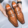 MEN'S BLOCK WEDDING LEATHER SHOES 36351669YL