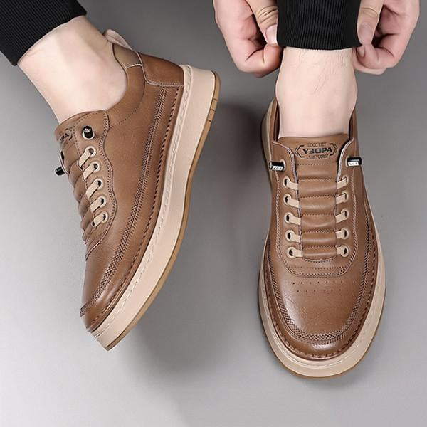 MEN'S CASUAL SIMPLE LACE-UP SNEAKERS 38198829S