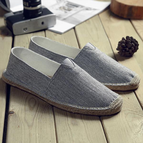 MEN'S RETRO BREATHABLE LINEN CASUAL FISHERMAN SHOES 39048995S